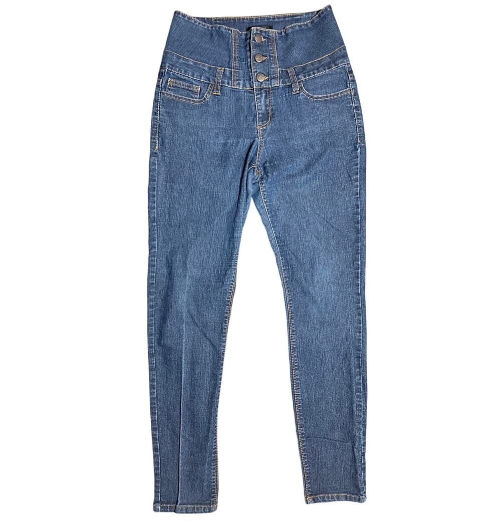 Cello Super High Rise Skinny Jeans Womens Size Medium Juniors 11 Retro Denim